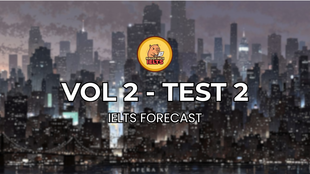 VOLUME 2 - TEST 2 - READING