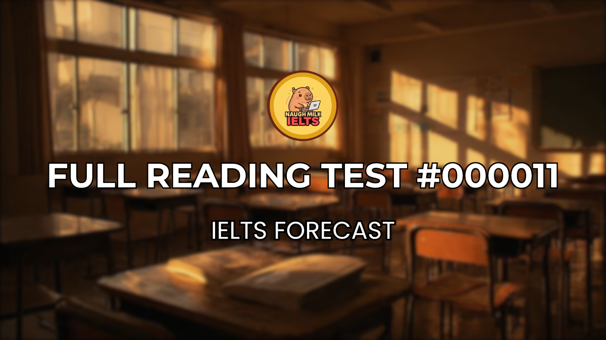 FULL REAL READING TEST #000011