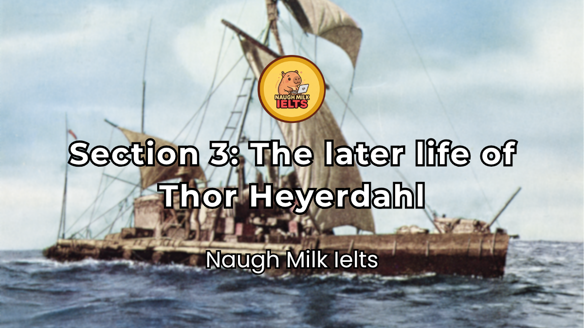 SECTION 3: The later life of Thor Heyerdahl