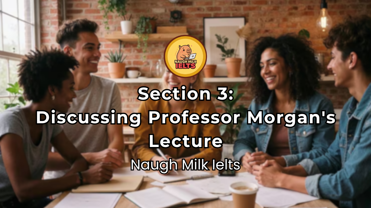 SECTION 3: Discussing Professor Morgan's Lecture
