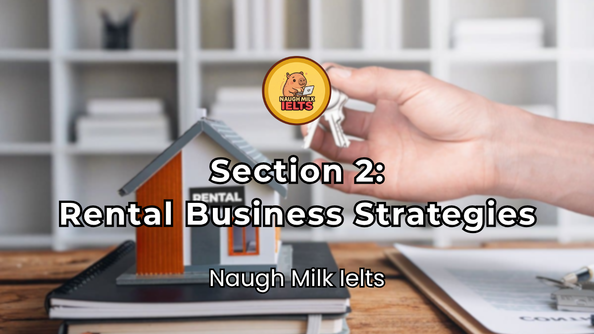SECTION 2: Rental Business Strategies