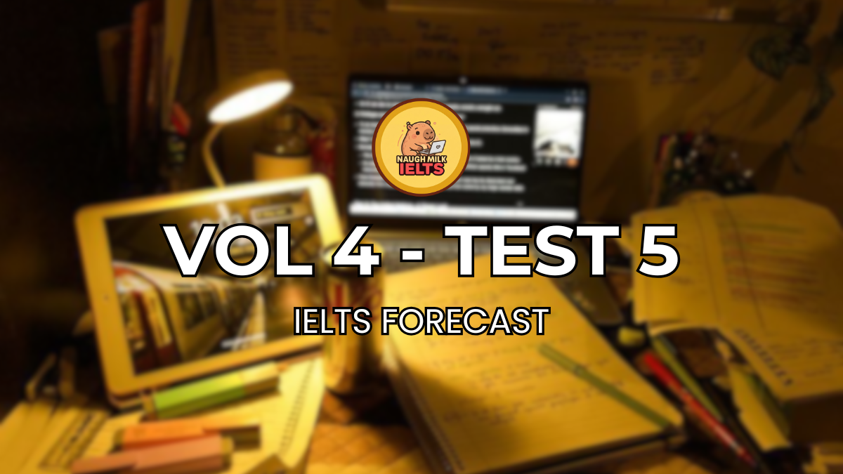 VOLUME 4 - TEST 5 - READING