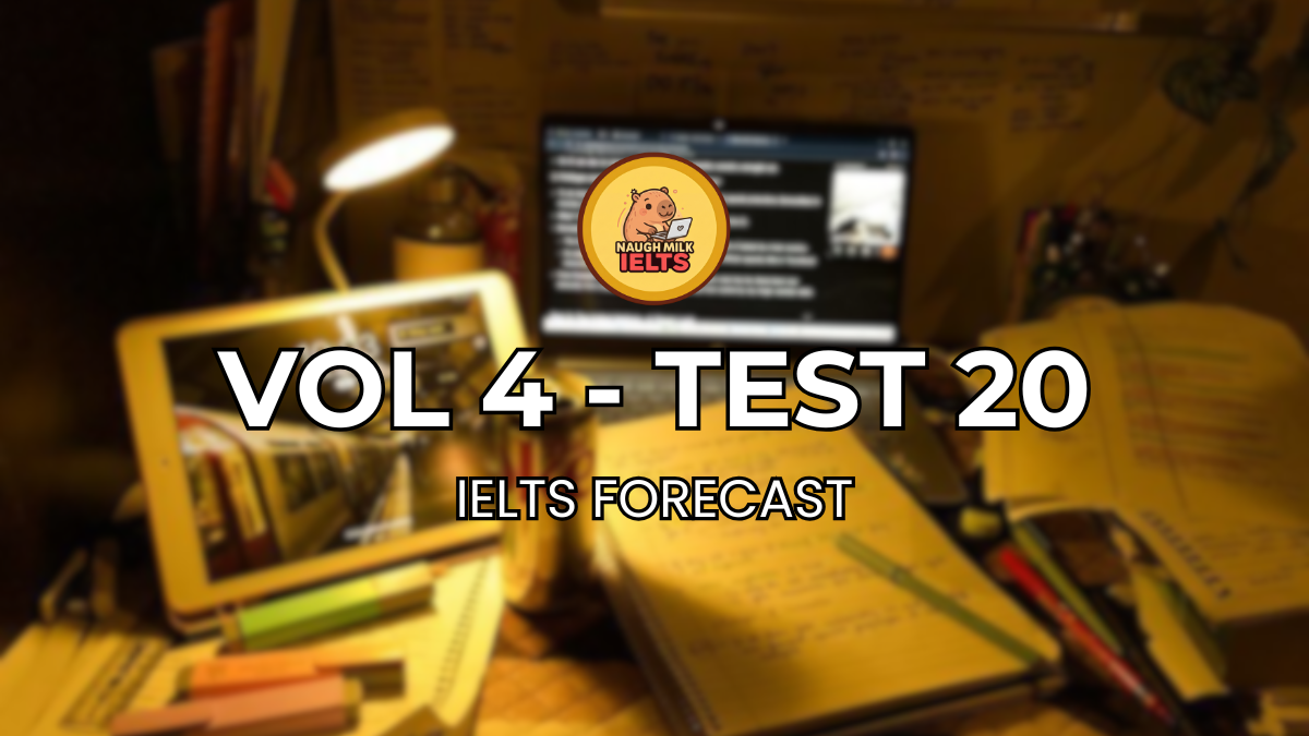 VOLUME 4 - TEST 20 - READING