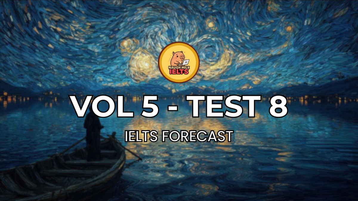 VOLUME 5 - TEST 8 - READING