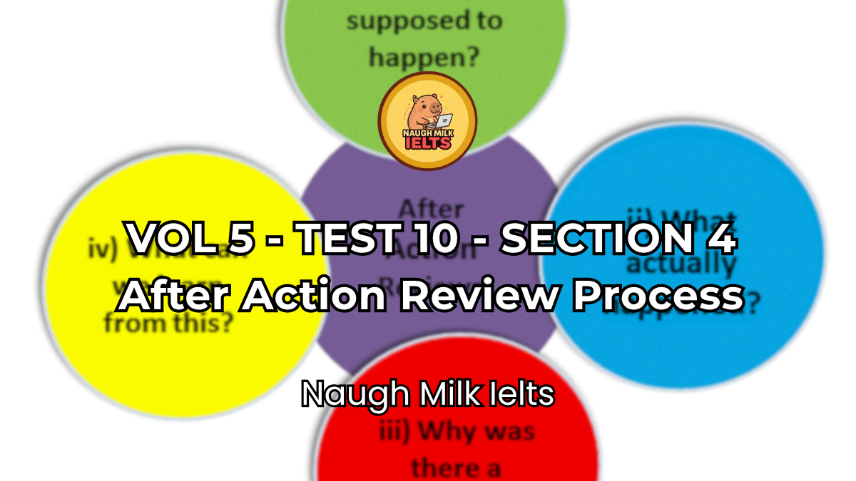 VOLUME 5 - TEST 10 - SECTION 4: After Action Review Process